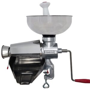 Manual Tomato Strainer #5 Model with Splash Guard -Backordered until Spring 2023