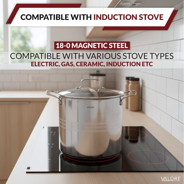 Valore Stock Pot 5-Ply