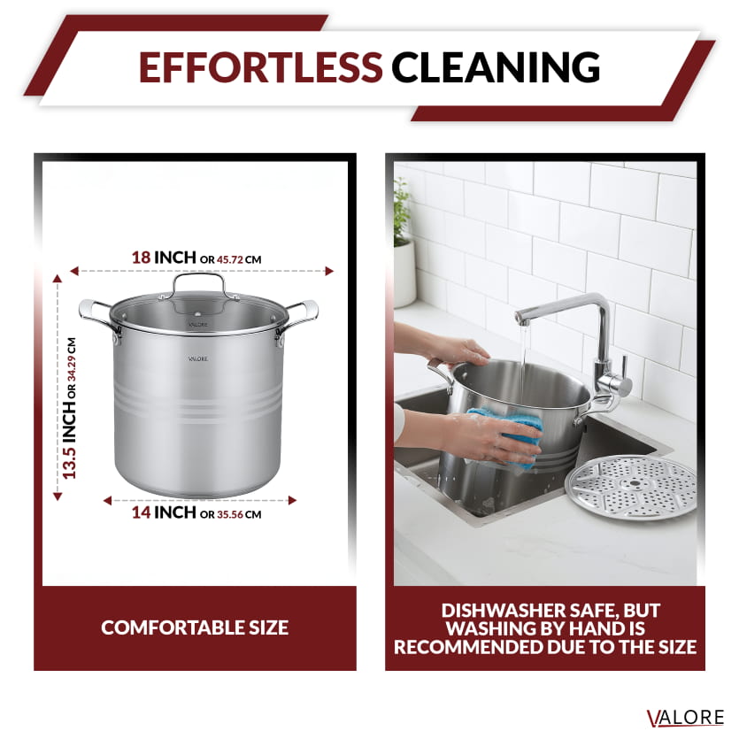Valore Stock Pot 5-Ply