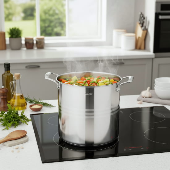Valore Stock Pot 5-Ply