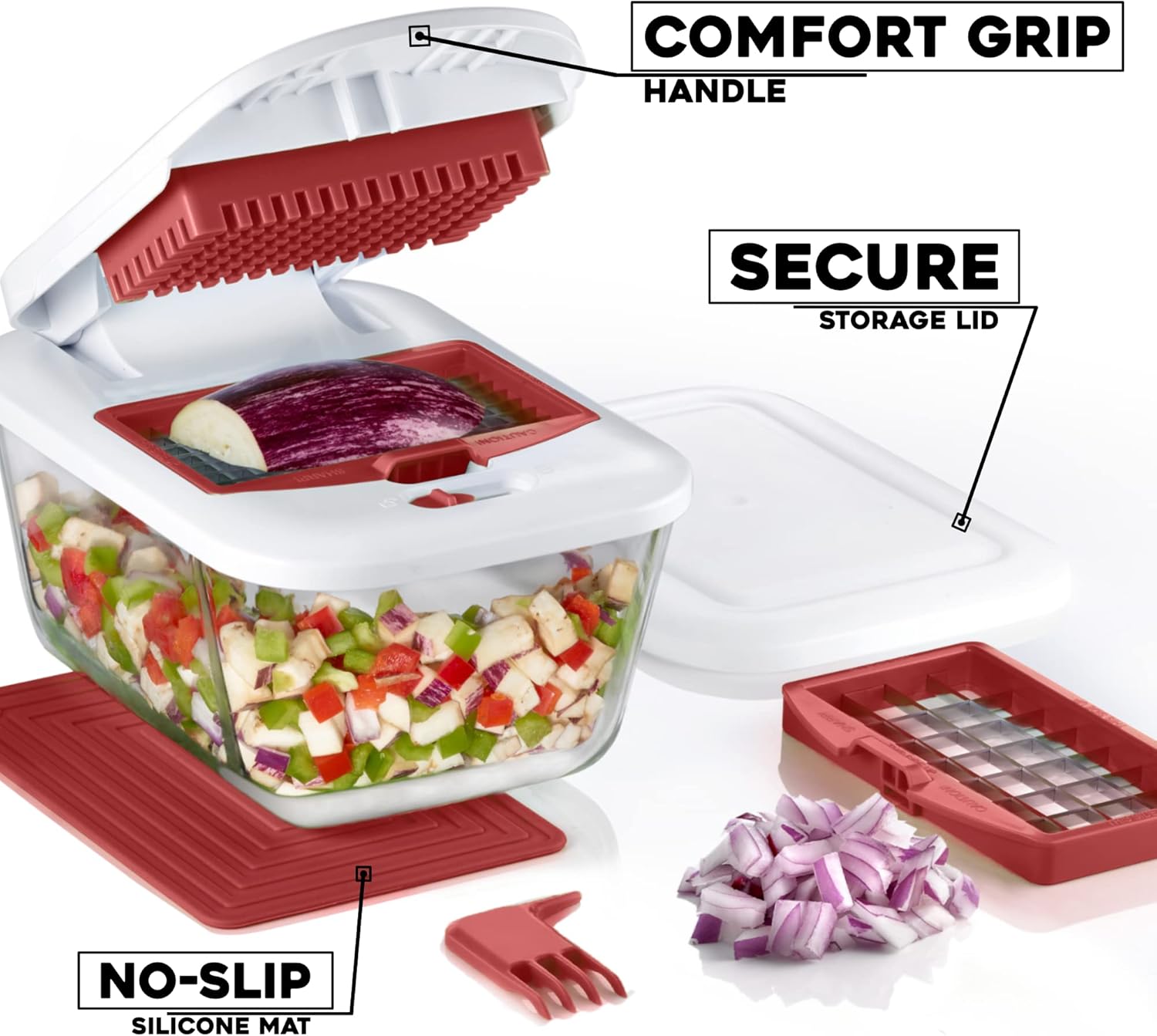 Valore Vegetable Chopper XL Glass Set TF1126D