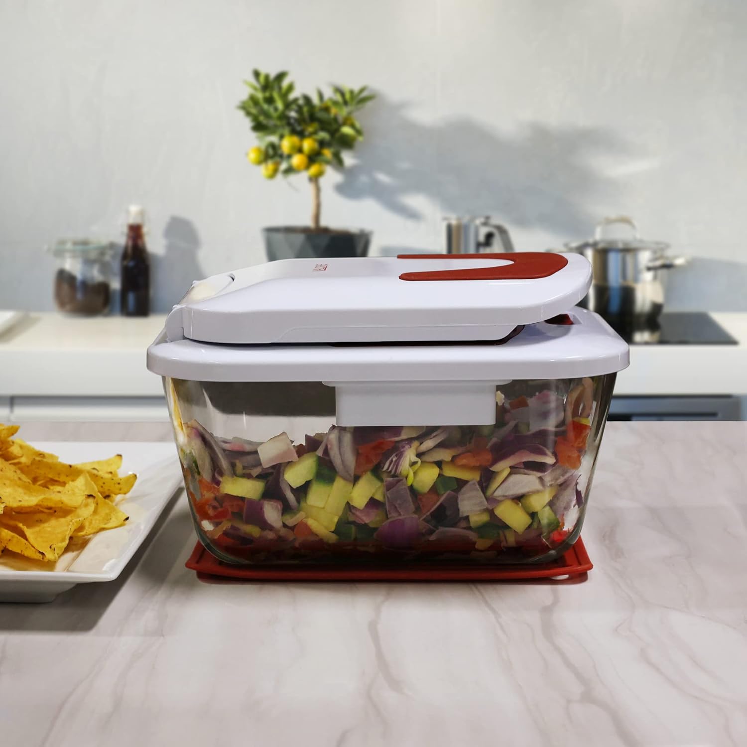 Valore Vegetable Chopper XL Glass Set TF1126D